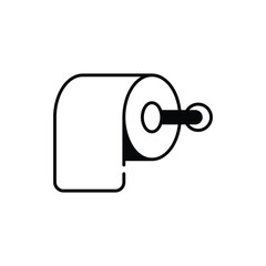 Toilet Paper Roll vector icon