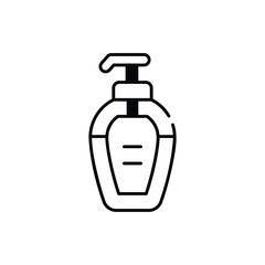 Fototapeta premium Shower Gel Bottle vector icon
