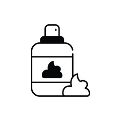 Shaving Cream vector icon
