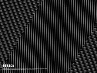 Black abstract background. Elegant dark diagonal shape elements. Modern luxury gray gradient abstract lines graphic design.