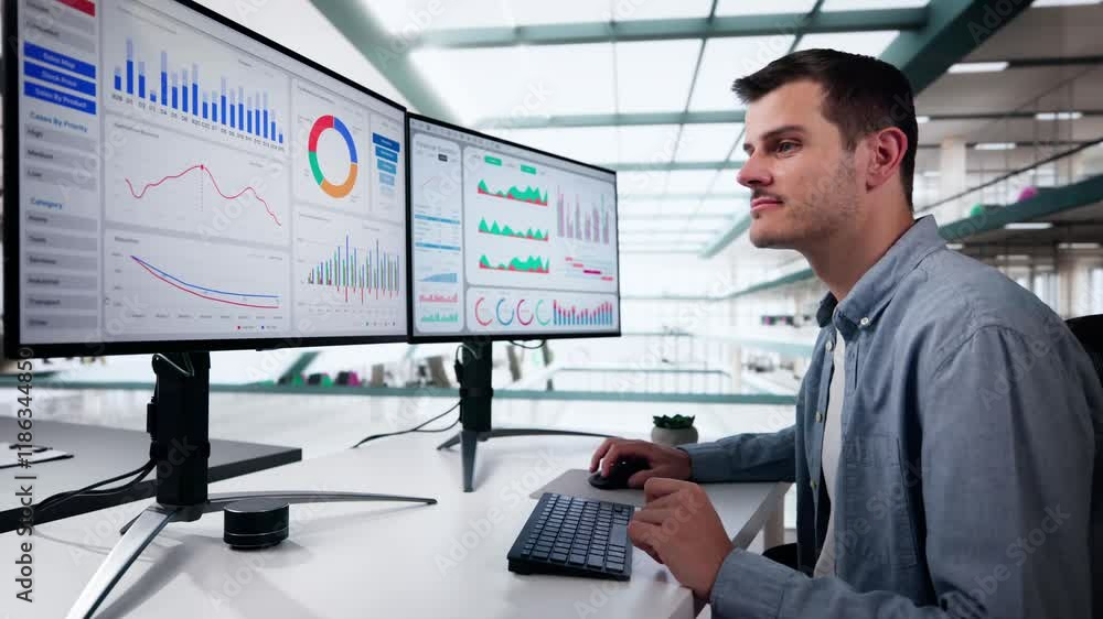 Poster Data Analyst Using Data Analytics KPI
