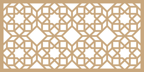 Intricate Islamic Pattern with Circular and Star Motifs, Perfect for Wall Panels, Ceramics, and Decorative Textiles