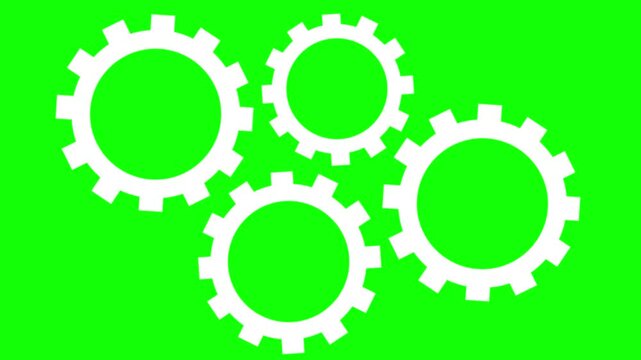 Gear icon graphic