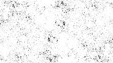 Black grainy texture isolated on white background. Distress overlay textured. Grunge design elements.