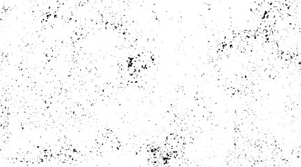 Black grainy texture isolated on white background. Distress overlay textured. Grunge design elements.