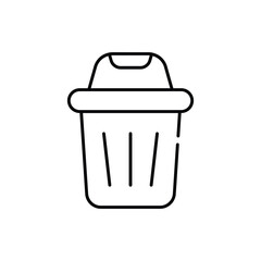 Trash Can vector icon