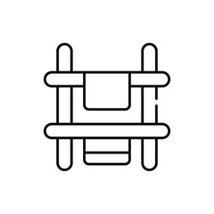 Towel Rack vector icon