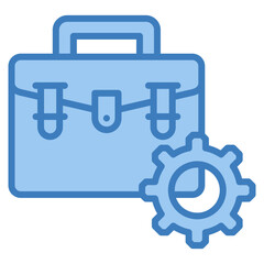 Briefcase Icon Element For Design