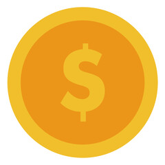 illustration of US Dollar coin