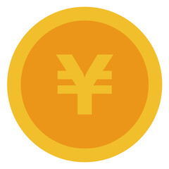 Obraz premium illustration of japanese yen coin