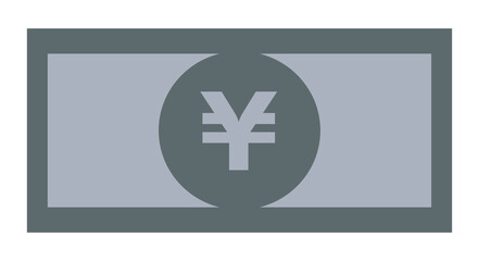 illustration of japanese yen icon
