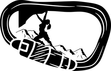 Karabiner Klettern