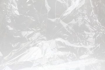 Clear white plastic texture, abstract pattern background.