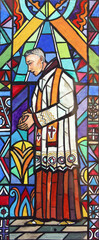 Servant of God Fr. Ante Antic, sketch for a stained glass window in the parish church of Saints...