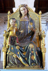 Obraz premium Our Lady of Pag, statue in the Church of St. Mary in Pag, Croatia