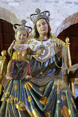 Fototapeta premium Our Lady of Pag, statue in the Church of St. Mary in Pag, Croatia
