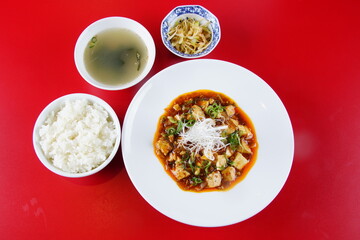 麻婆豆腐ランチ