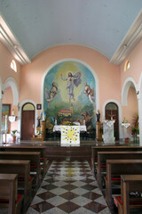 Fototapeta premium Church of the Sacred Heart of Jesus in Rakov Potok, Croatia