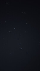 Shining stars creating constellations Little Bear in dark night sky over egypt