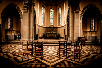 The abandoned belgian church