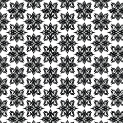 black and white seamless pattern
