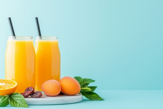 Qamar Al-Din, a Middle Eastern apricot beverage, is made from rolled dried apricot paste and dried apricots, and is a traditional food during Ramadan