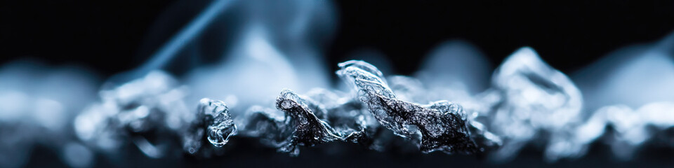 Charred Material and Smoke Detail