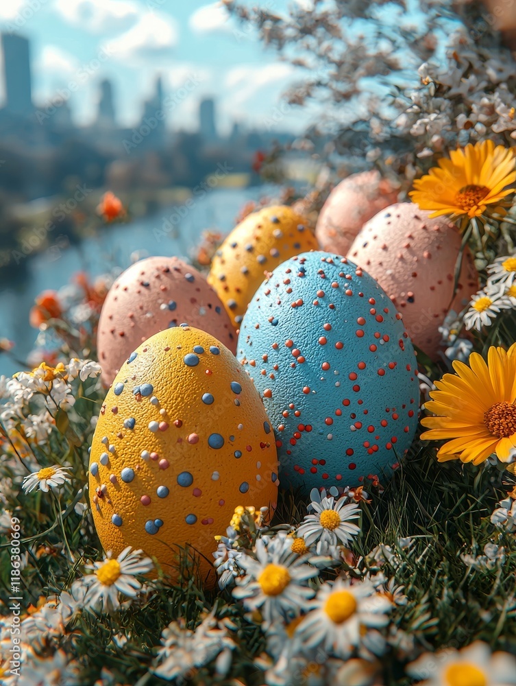 Poster easter monday poster design with realistic and hd visuals, includes copy space - created by generati