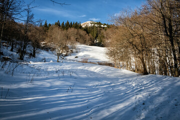 Big Fatra mountains, Slovakia, snowy landscape