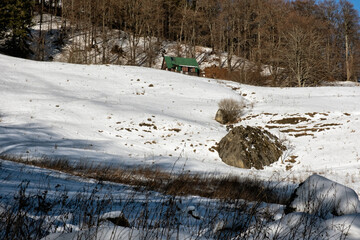 Big Fatra mountains, Slovakia, snowy landscape
