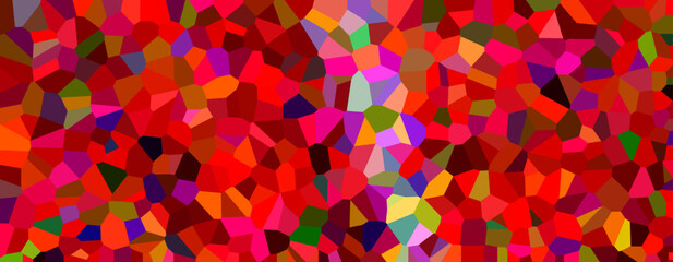 Red color with multicolor crystal modern texture Wallpaper background For Website theme and Mobile Applications, business infographic and social media, modern decoration, art illustration template.