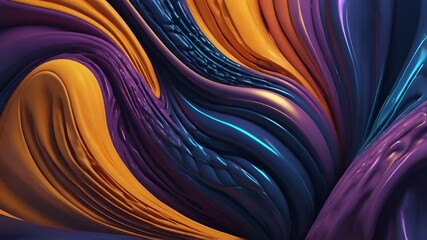 A Futuristic Abstract Symphony