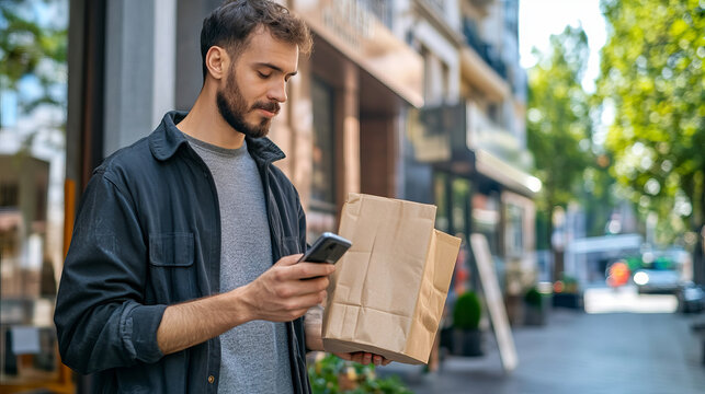 Contactless Food Delivery with QR Code Scanning in Urban Environment