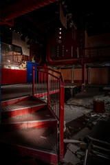 Fototapeta premium The abandoned big disco.