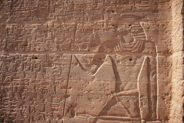 Ancient egyptian Tombs of the Nobles in Aswan, Egypt