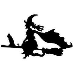 Witch silhouette
