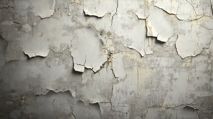 Fototapeta premium Aged Paint Flaking Off Old Wall Texture Background.
