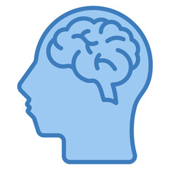 Brain Icon Element For Design