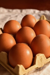 The eggs are in the egg tray