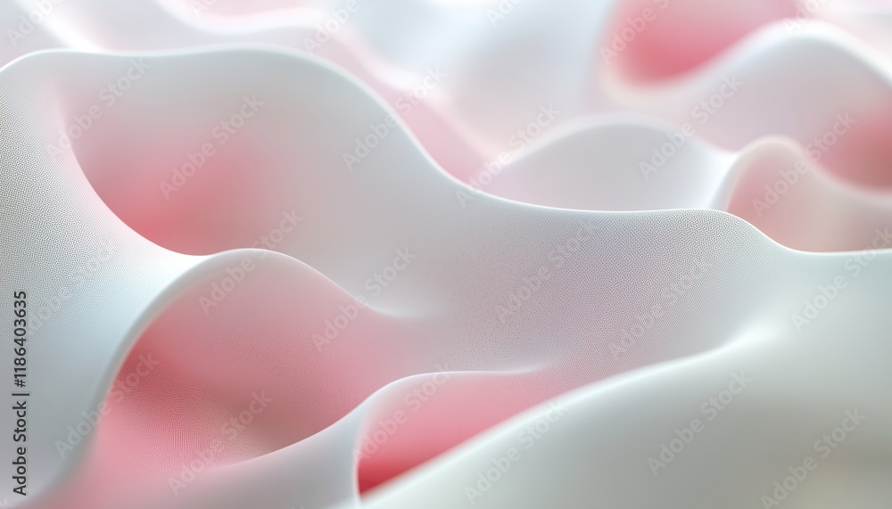 Poster digital abstract pattern of wave particles: a computer generated rendering featuring a mesmerizing d
