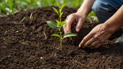 Hands of Hope: Planting a Tree for the Future