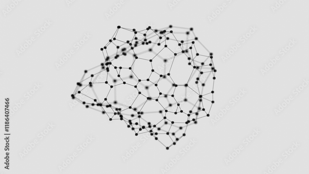 Poster Abstract Geometric Network Structure with Black Nodes