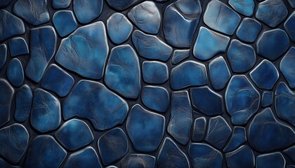 Stylish Blue Pebbled Leather Ure Pattern As - This Sophisticated Piece Features A Unique Pebbled Leather Texture In A Versatile Shade Of Blue.