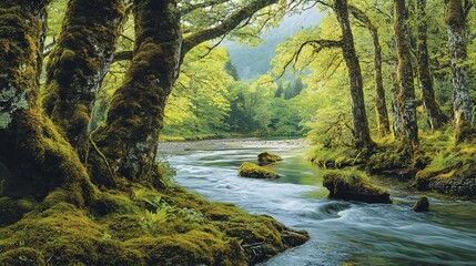 beautiful nature illustration for international national graphic day