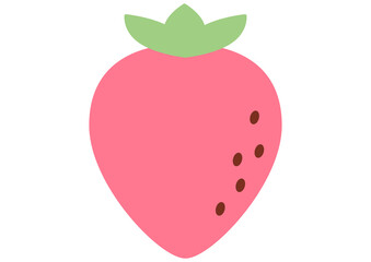 かわいいイチゴのイラスト