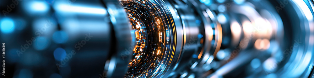 Poster concentric cylindrical structure with internal illumination