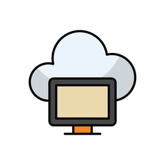 Cloud Computing vector icon