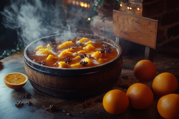 St. Stephen's Day Punch in Tavern