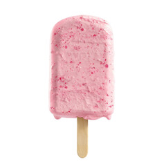 Isolated Ice Cream Bar on Clean transparent background for Food Photography and Culinary Use