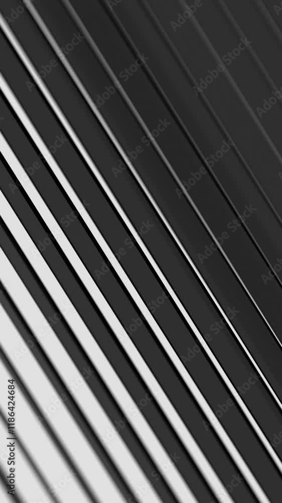Poster abstract minimalist diagonal lines in black and white